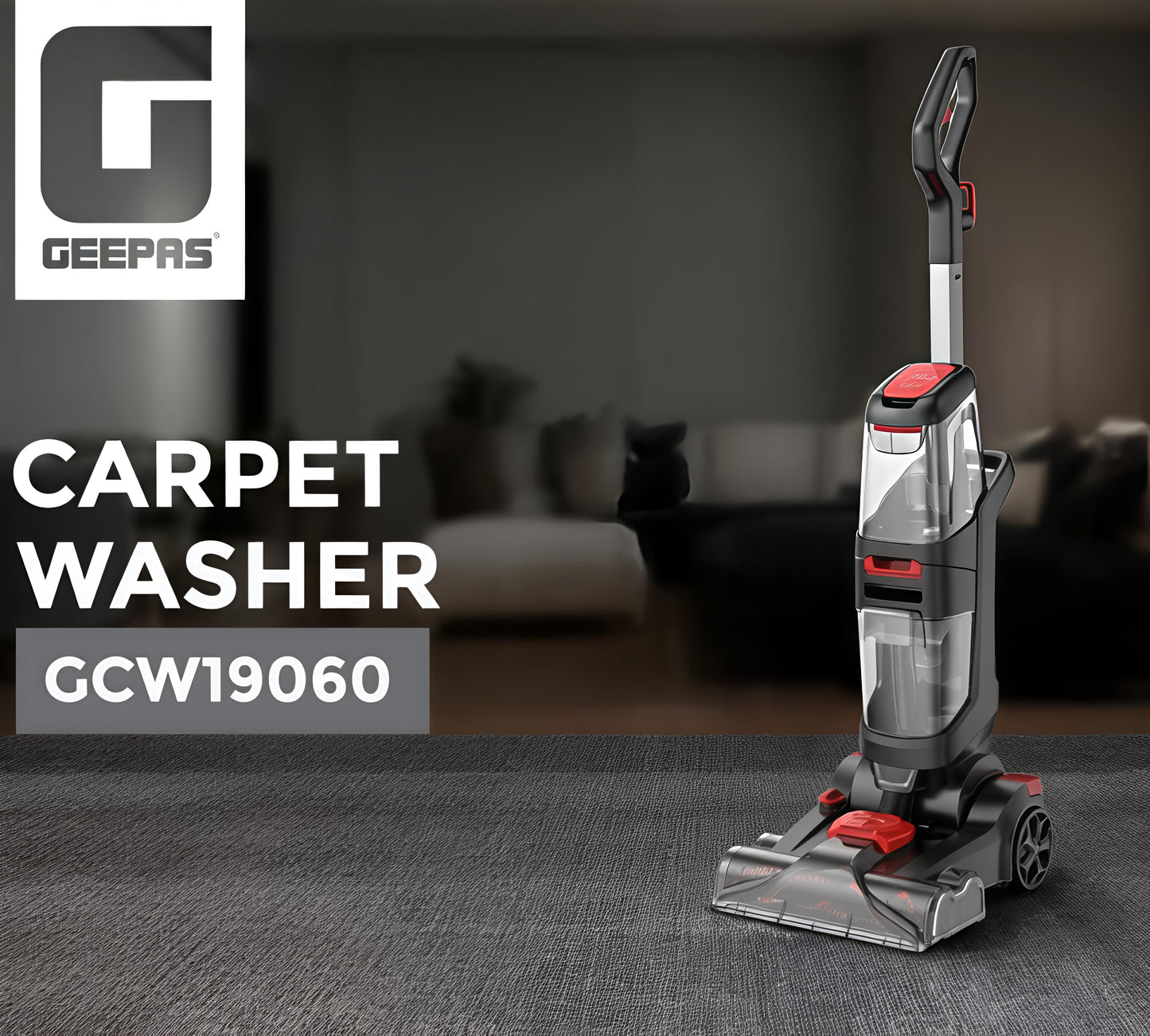 Geepas Carpet Washer & floor cleaner GCW19060